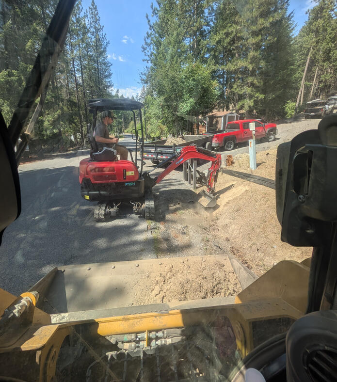 Road and driveway construction Road and driveway construction