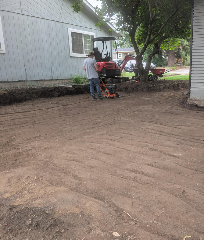 Paver prep Paver prep