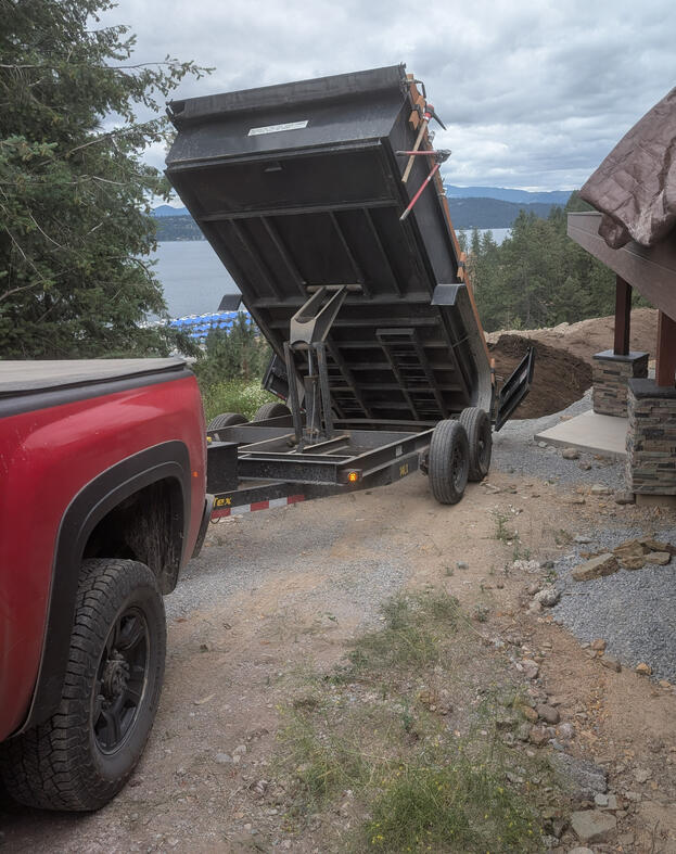 Topsoil delivery