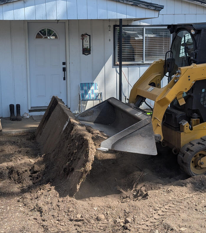 Concrete removal demo work